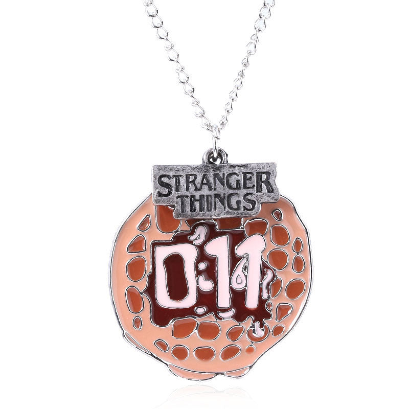 Stranger Things Necklace Bulb Letter Pendant