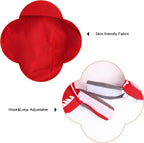 Dog Halloween Chomper Costume - Pet Holiday Demon Hat Scary Headband Flower Cosplay Outfits Funny Headwear Stranger Clothes For Medium Dog