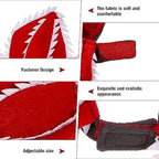 Dog Halloween Chomper Costume - Pet Holiday Demon Hat Scary Headband Flower Cosplay Outfits Funny Headwear Stranger Clothes For Medium Dog