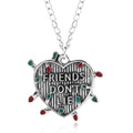 Stranger Things Necklace Bulb Letter Pendant